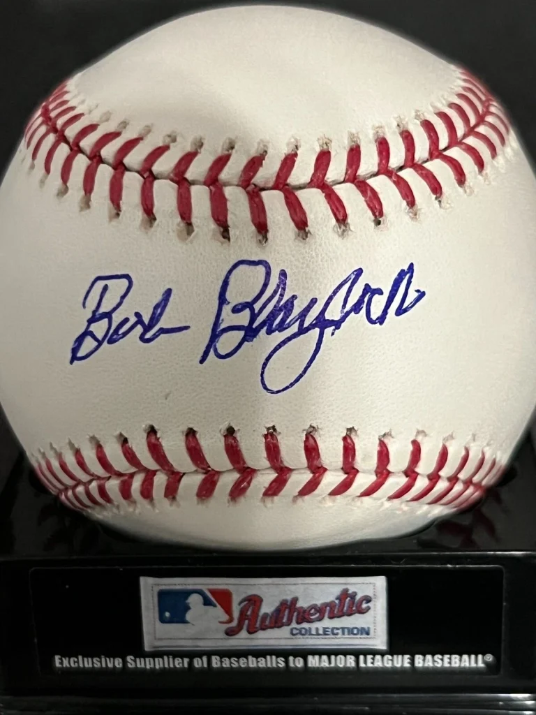 BOB BLAYLOCK  ST. LOUIS CARDINALS   SIGNED OML BASEBALL