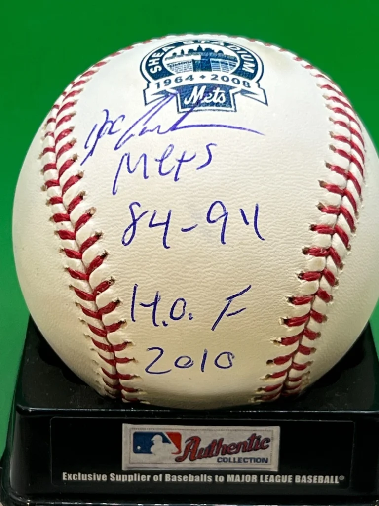 DWIGHT GOODEN NEW YORK METS 1984-94  HOF 2010  SIGNED OML SHEA STADIUM BASEBALL