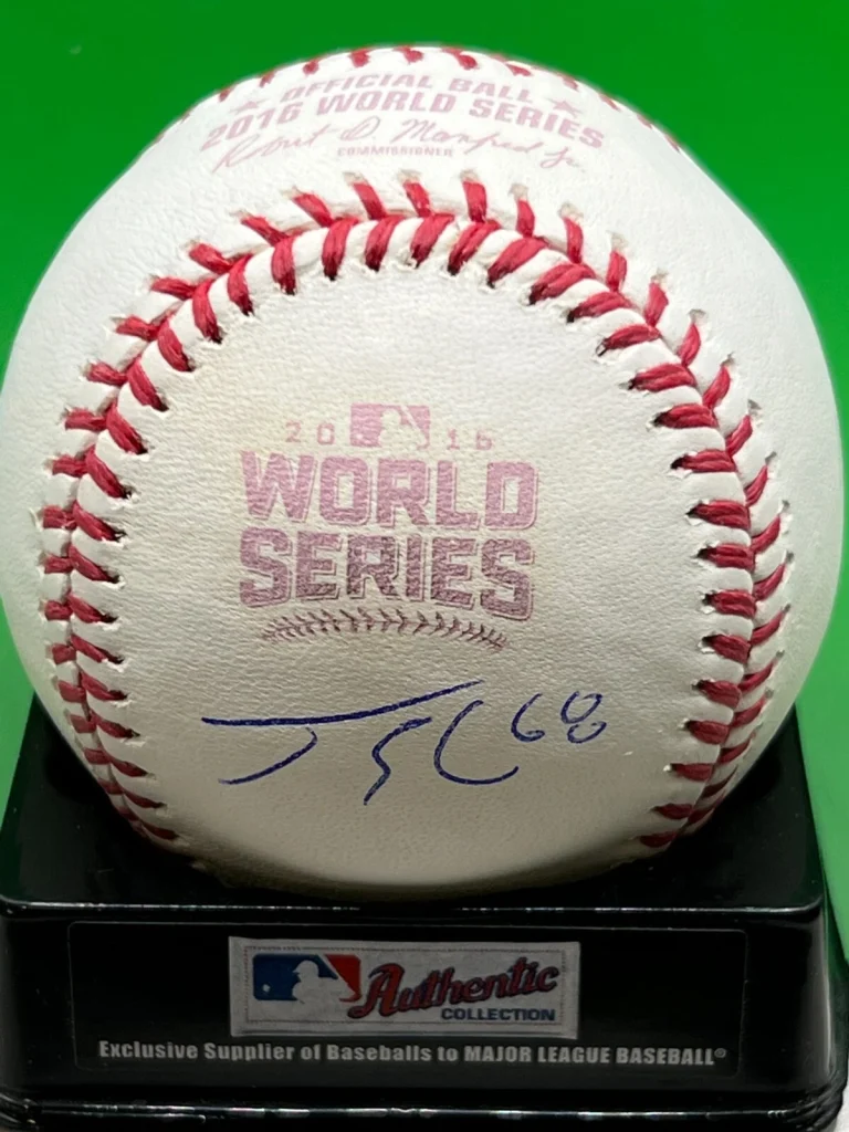 JORGE SOLER CHICAGO CUBS SIGNED 2016 WS OML BASEBALL