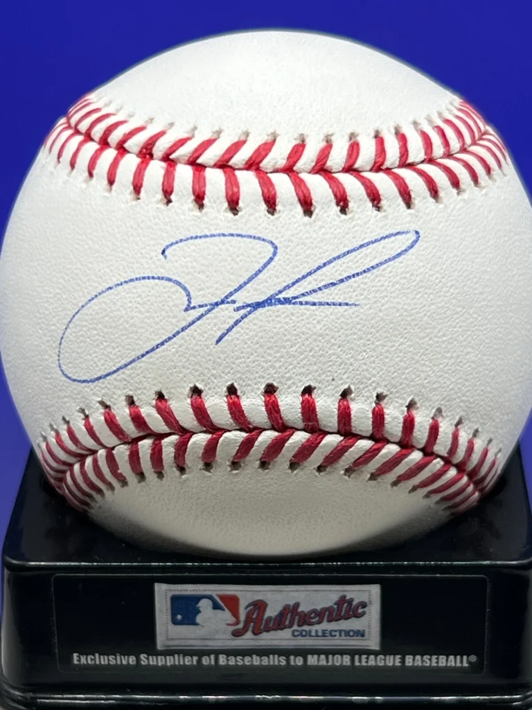 JOSE TREVINO NEW YORK YANKEES  MLB AUTHENTICATED  SIGNED OFFICIAL ML BASEBALL