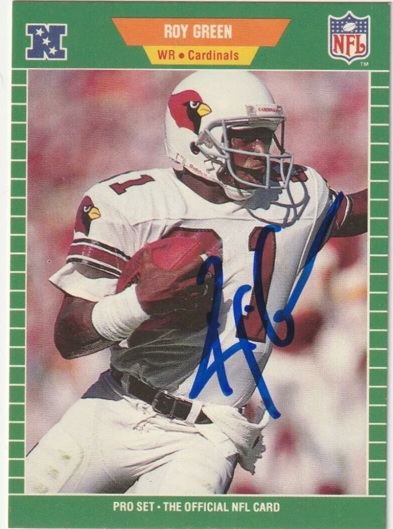 ROY GREEN ST. LOUIS CARDINALS  SIGNED 1989 PRO SET CARD #330