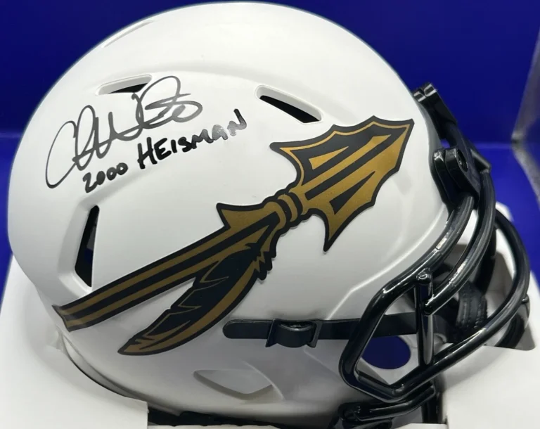 CHRIS WEINKE  FLORIDA STATE SEMINOLES 2000 HEISMAN PSA AUTHENTICATED LUNAR MINI