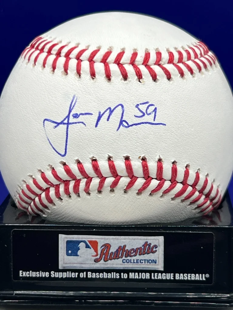 SEAN MANAEA  NEW YORK METS  SIGNED OML BASEBALL