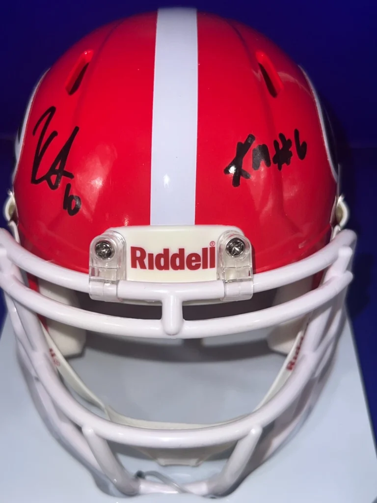 KEARIS JACKSON / KENNY MCINTOSH GEORGIA BULLDOGS JSA AUTHENTIC SIGNED MINI