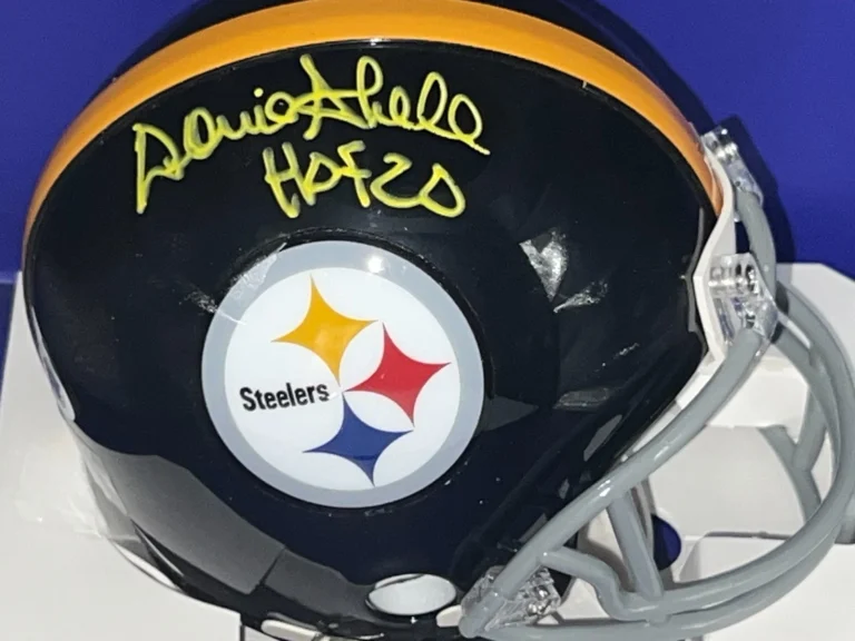 DONNIE SHELL PITTSBURGH STEELERS  HOF 20 JSA AUTHENTICATED SIGNED MINI