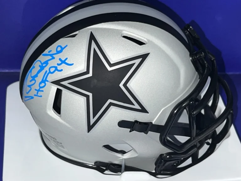 RANDY WHITE DALLAS COWBOYS HOF 94  JSA AUTHENTICATED RAVE SIGNED MINI