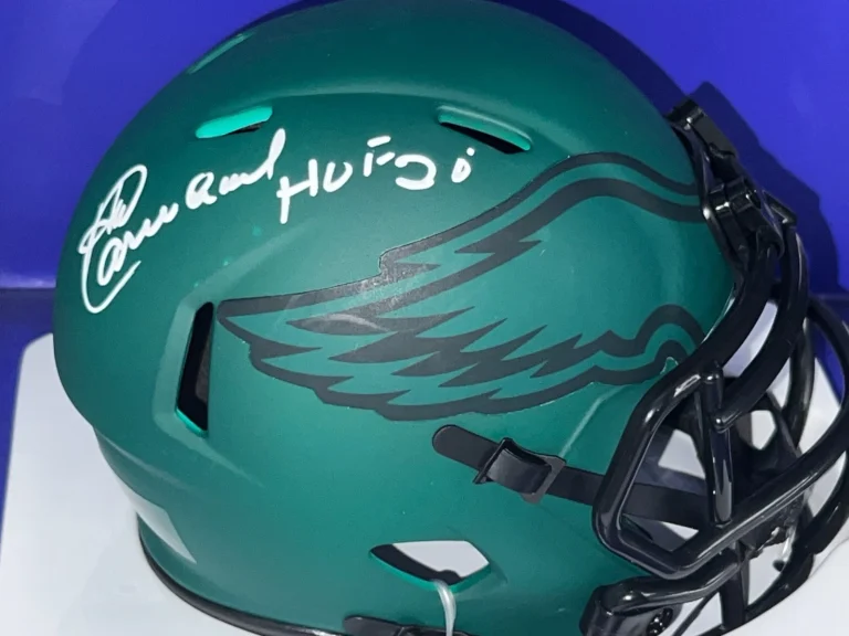 HAROLD CARMICHAEL PHILADELPHIA EAGLES  JSA AUTHTICATED RAVE SIGNED MINI
