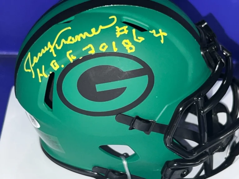JERRY KRAMER GREEN BAY PACKERS HOF 2018  JSA AUTHENTICATED RAVE SIGNED MINI