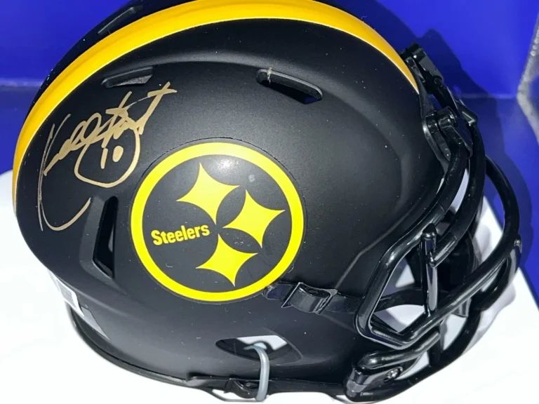 KORDELL STEWART PITTSBURGH STEELERS BECKETT AUTHENTIC SIGNED ECLIPSE MINI HELMET
