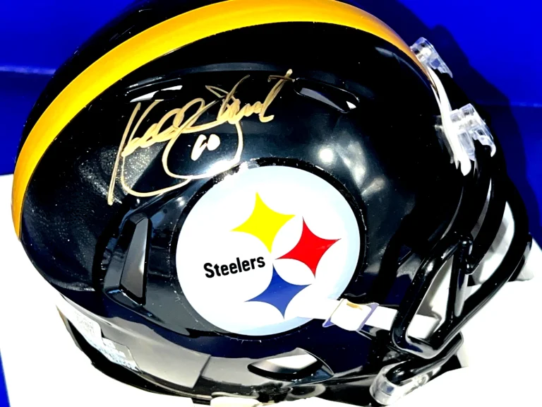 KORDELL STEWART PITTSBURGH STEELERS BECKETT AUTHENTIC SIGNED MINI HELMET