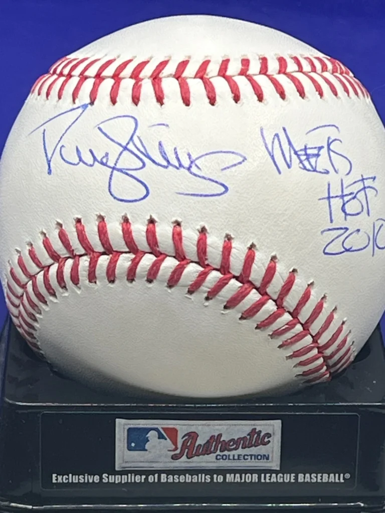 DARRYL STRAWBERRY NEW YORK METS HOF 2010  BECKETT SIGNED OML BASEBALL