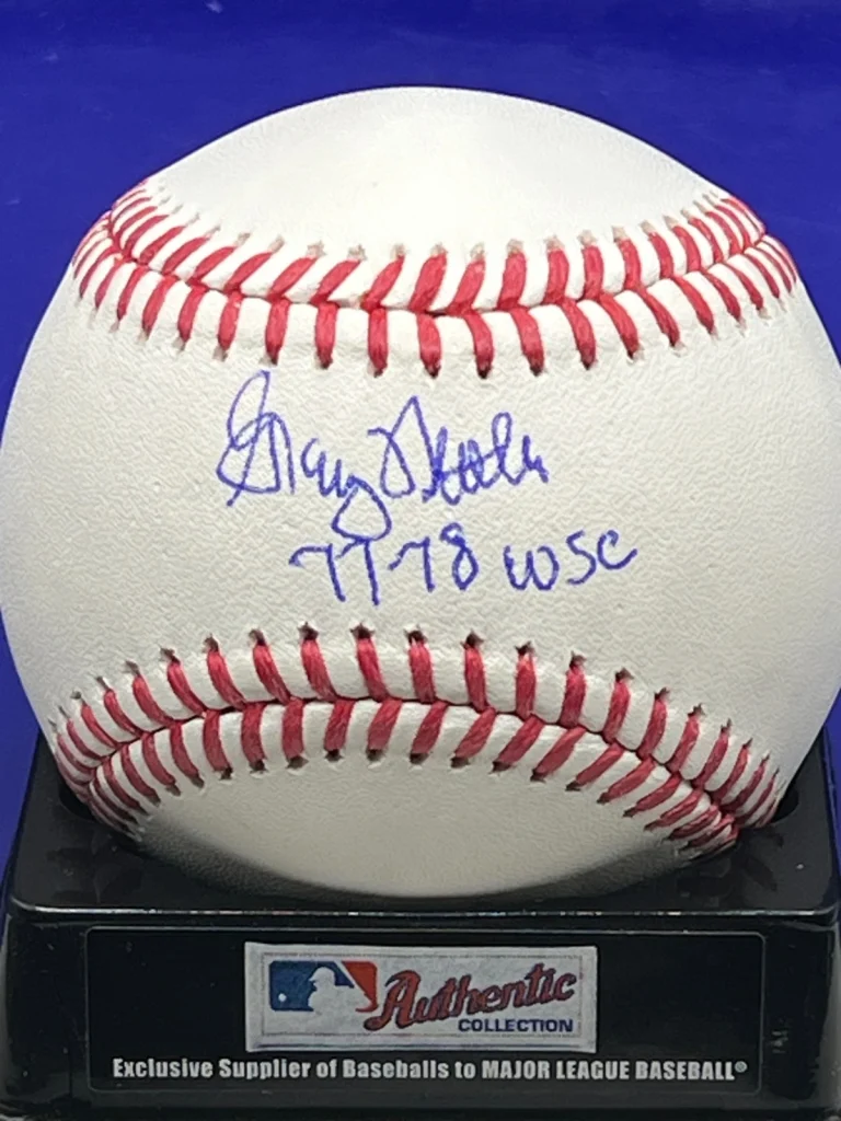 GRAIG NETTLES NEW YORK YANKEES 77, 78 WS CHAMPS BECKETT SIGNED OML BASEBALL