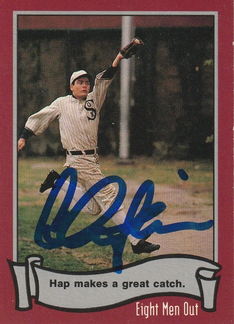 CHARLIE SHEEN CHICAGO WHITE SOX SIGNED PACIFIC EIGHT MEN OUT 1988 CARD #41