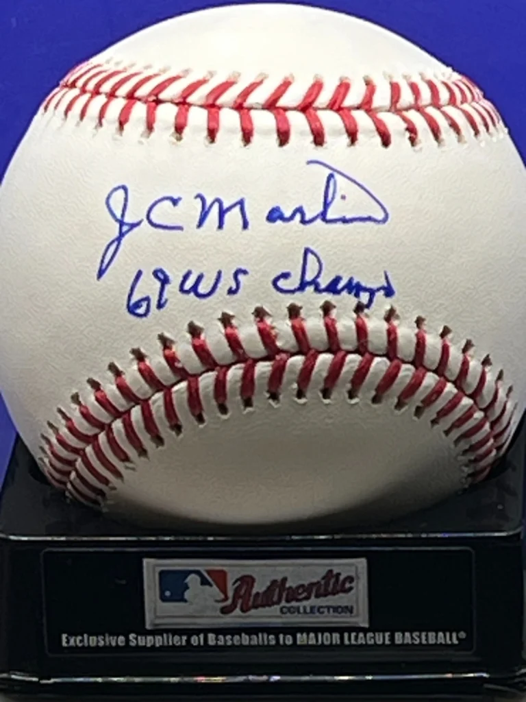 J.C. MARTIN  NEW YORK METS  1969 WS CHAMPS   SIGNED OML BALL