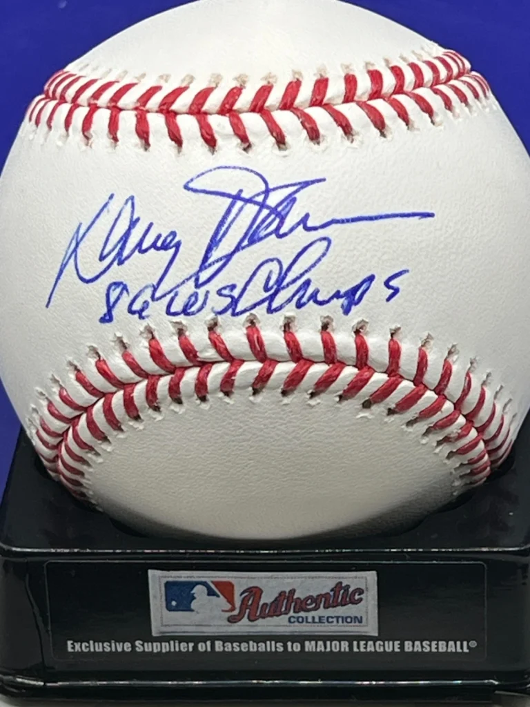 DAVEY JOHNSON  NEW YORK METS  1986 WS CHAMPS  SIGNED OML BASEBALL
