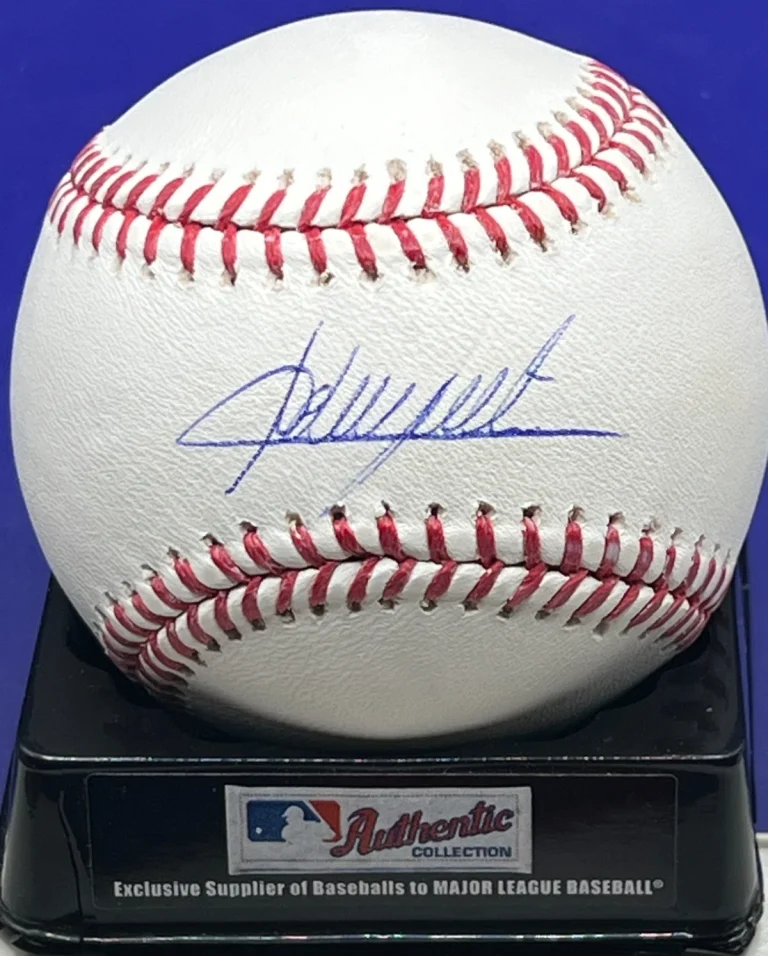 ADRIAN BELTRE TEXAS RANGERS  BECKETT AUTHENTICATED SIGNED OML BASEBALL