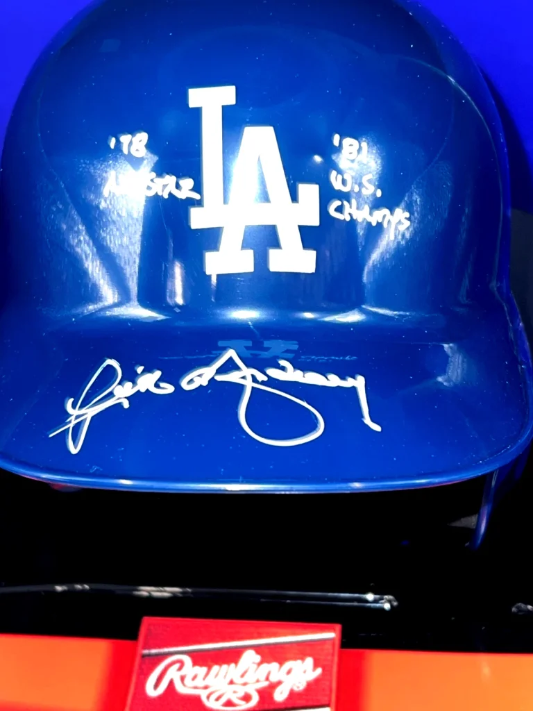 RICK MONDAY LOS ANGELES DODGERS 78 ALL STAR / 81 WS CHAMPS PSA SIGNED MINI