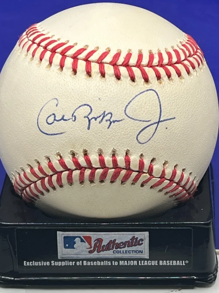 CAL RIPKEN JR  BALTIMORE ORIOLES JSA AUTHENTIC SIGNED AMERICAN LEAGUE BASEBALL