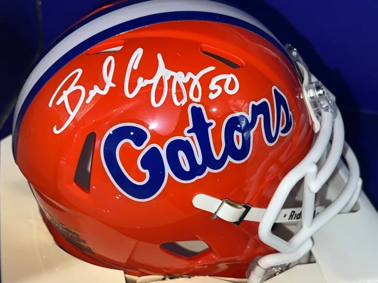 BRAD CULPEPPER FLORIDA GATORS JSA AUTHENTICATED SIGNED MINI HELMET