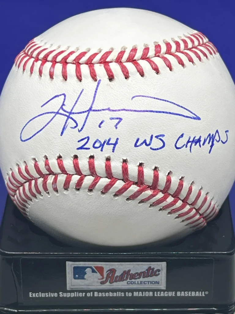 TIM HUDSON SAN FRANCISCO GIANTS  2014 WS CHAMPS  SIGNED OML BASEBALL