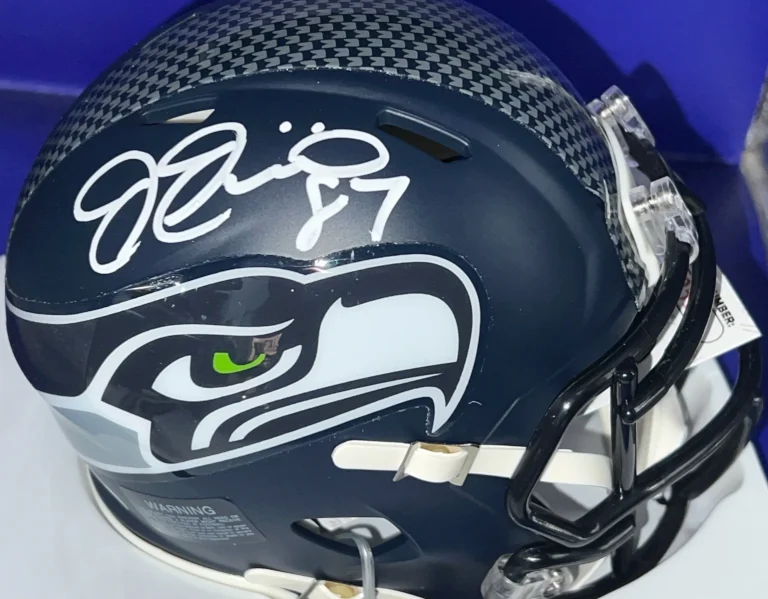 JOE JUREVICIUS SEATTLE SEAHAWKS JSA AUTHENTICATED SIGNED MINI HELMET