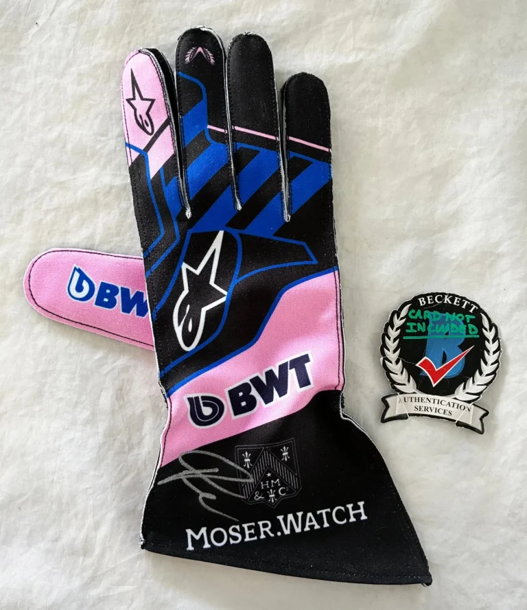 Franco Colapinto Signed Racing Glove Alpine Formula 1 F1 Beckett BAS COA