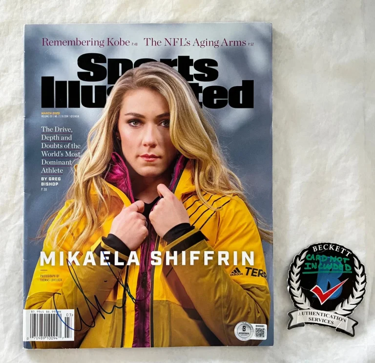 Mikaela Shiffrin Signed Magazine SI Olympics Skier USA Beckett BAS 1 COA