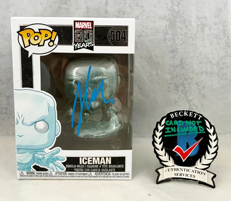 Shawn Ashmore Signed Funko Pop Iceman Beckett BAS COA