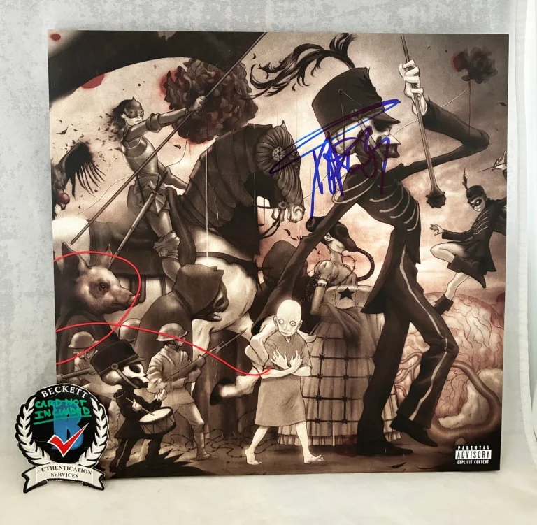 Frank Iero Signed Vinyl LP Album My Chemical Romance The Black Parade Beckett...