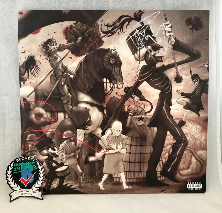 Frank Iero Signed Vinyl LP Album My Chemical Romance The Black Parade Beckett...