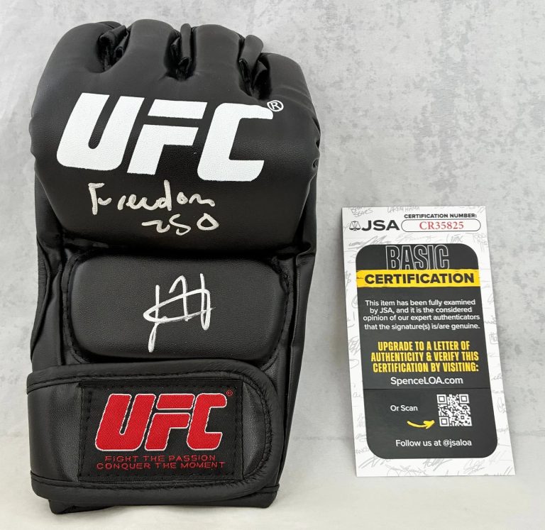 Josh Hokit Signed UFC Glove Freedom 250 JSA COA