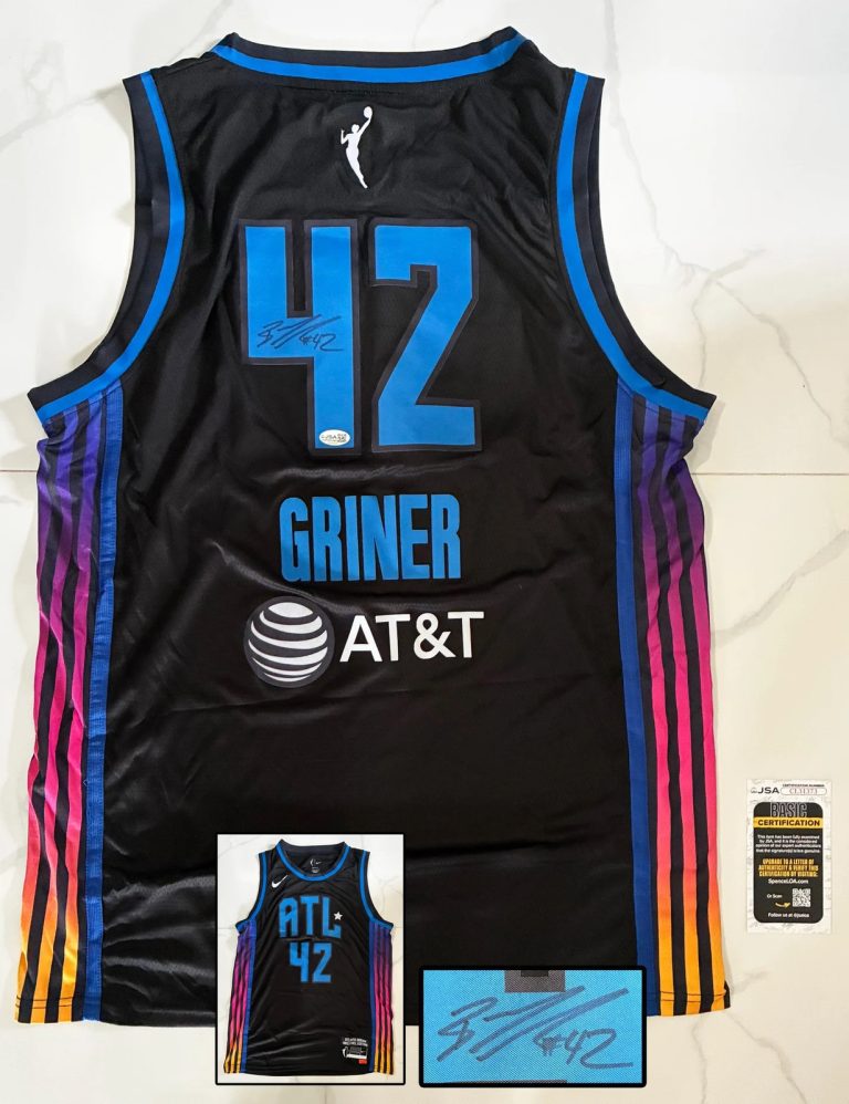 Brittney Griner Signed Jersey WNBA Atlanta Dream JSA COA