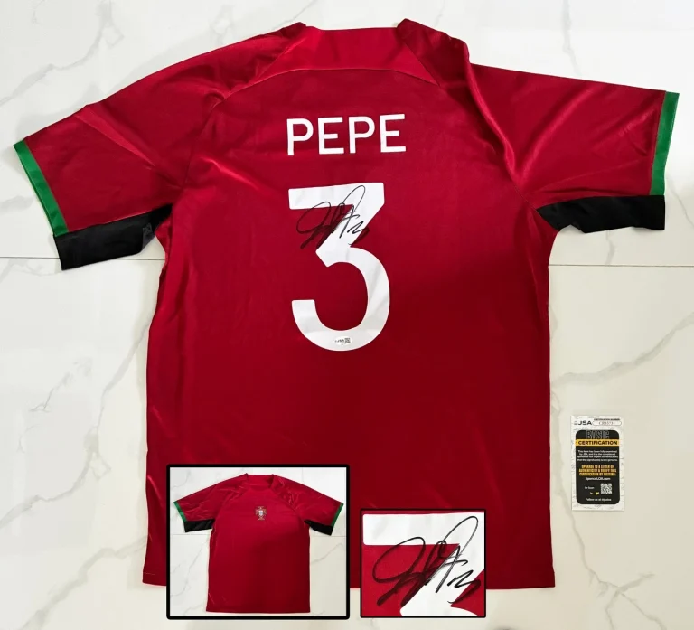 Pepe Signed Jersey Portugal JSA 2 COA