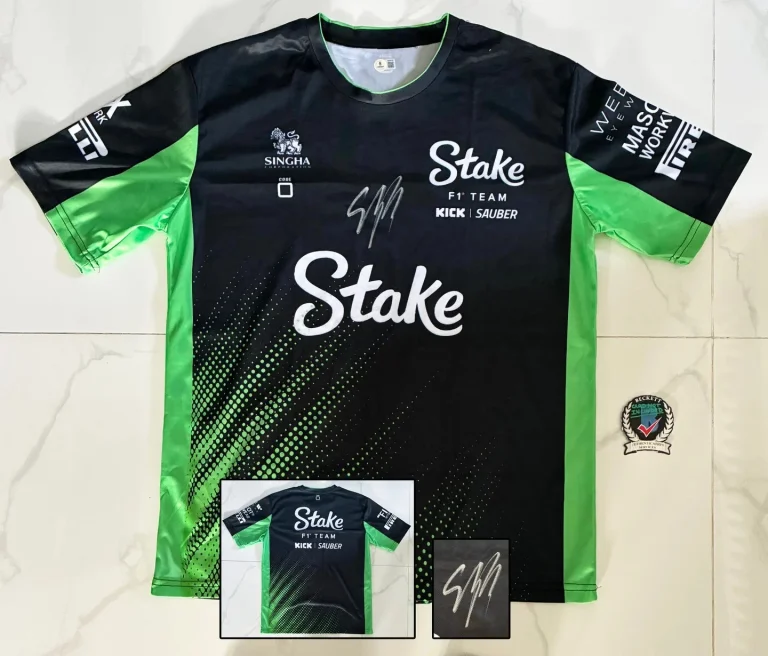 Gabriel Bortoleto Signed Shirt Audi Stake Jersey Beckett BAS COA
