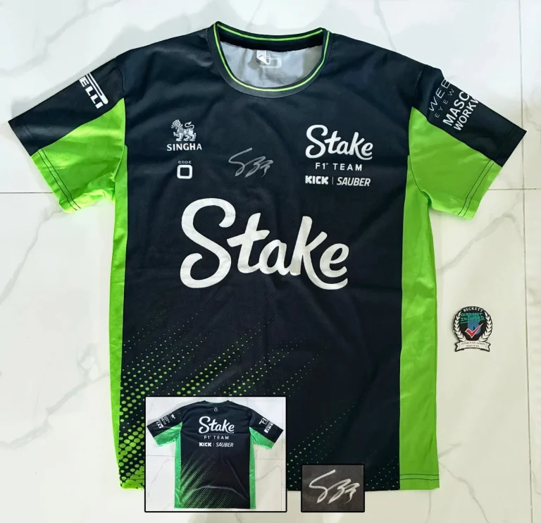 Gabriel Bortoleto Signed Shirt Audi Stake Jersey Beckett BAS 1 COA