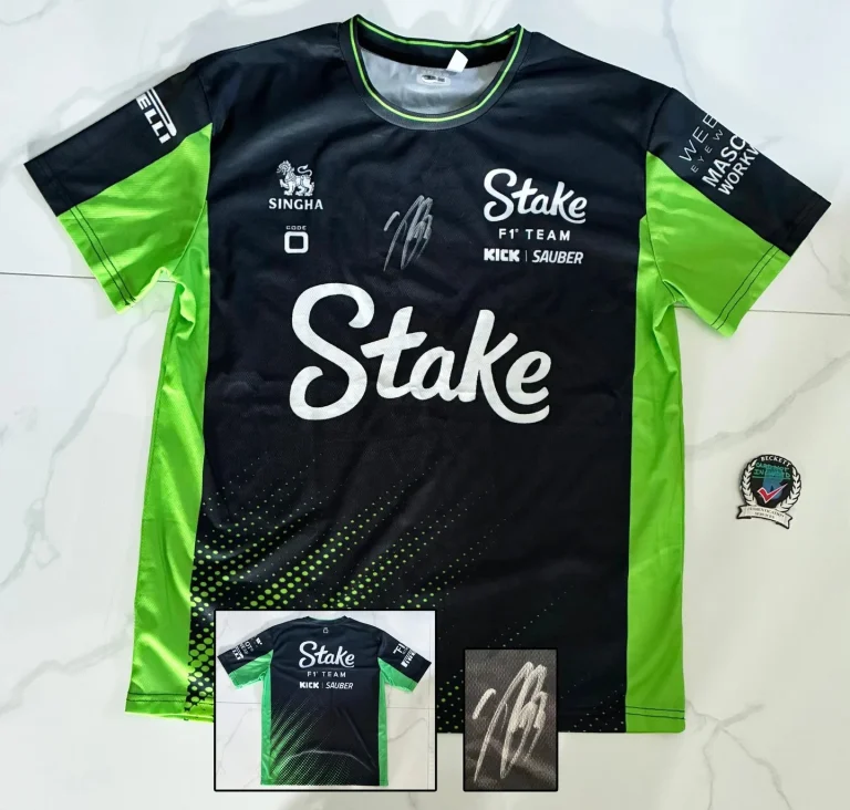 Gabriel Bortoleto Signed Shirt Audi Stake Jersey Beckett BAS 2 COA