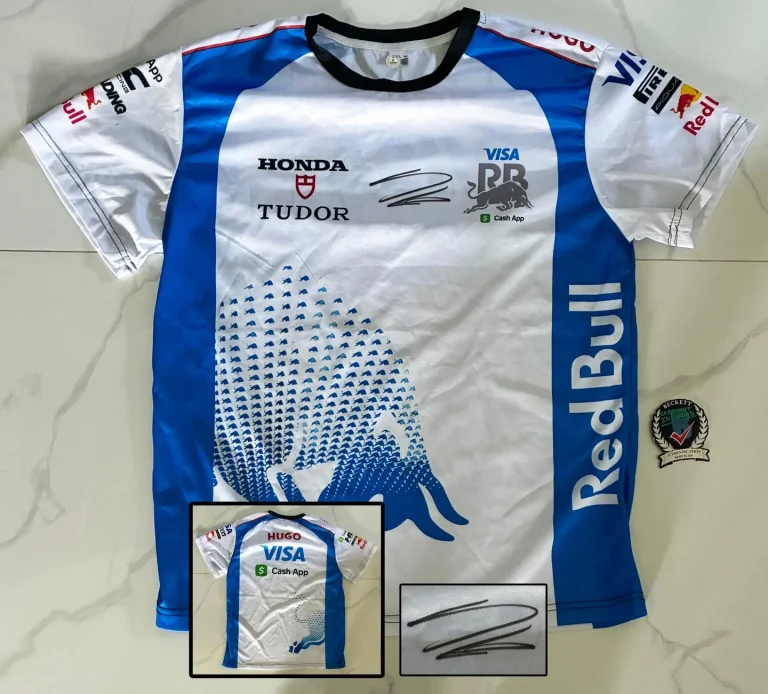 Arvid Lindblad Signed Shirt Visa Cash App Jersey Beckett BAS COA