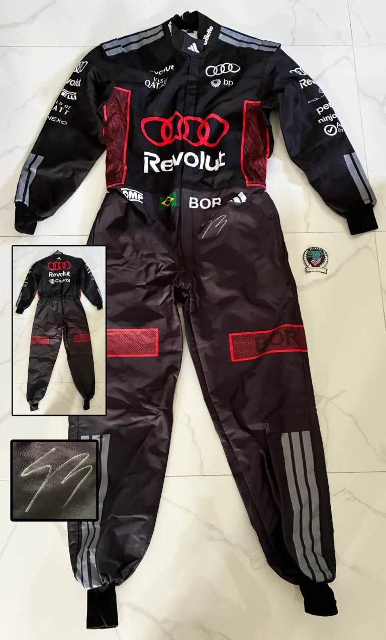 Gabriel Bortoleto Signed Race Suit Audi Beckett BAS COA
