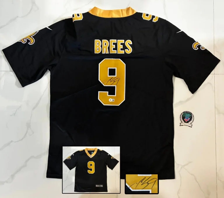 Drew Brees Signed Jersey New Orleans Saints Beckett BAS COA