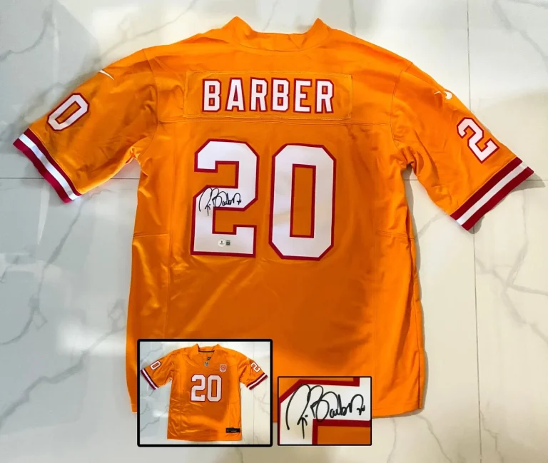 Ronde Barber Signed Jersey Tampa Bay Buccaneers Beckett BAS 1 COA