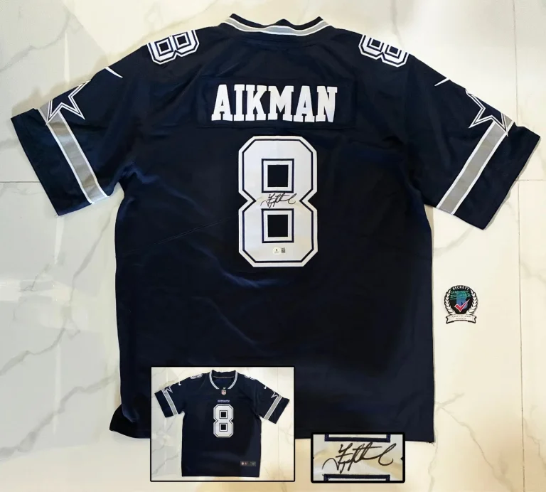 Troy Aikman Signed Jersey Dallas Cowboys Beckett BAS COA