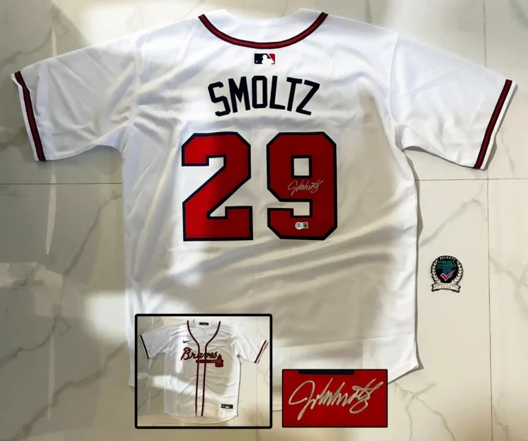 John Smoltz Signed Jersey Atlanta Braves Beckett BAS COA