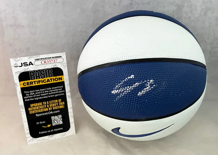 Cameron Boozer Signed Mini Basketball Duke Blue Devils JSA COA
