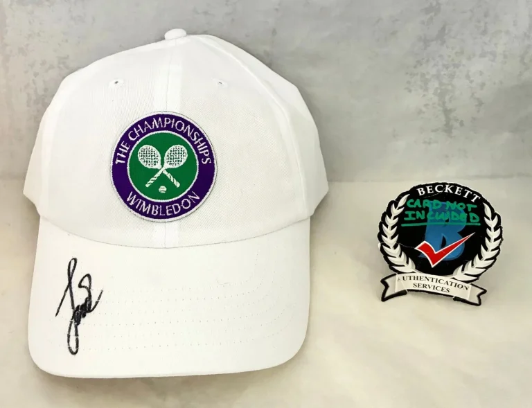 Elena Rybakina Signed Hat US Open Beckett BAS COA