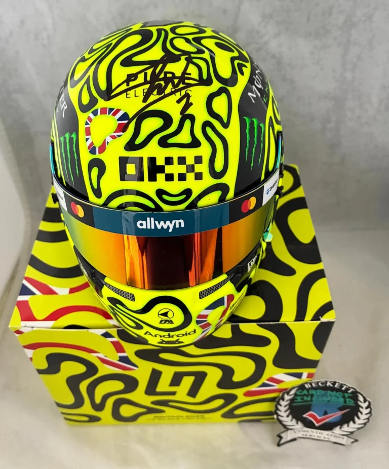 Lando Norris Signed Helmet 1:2 2025 British GP McLaren F1 BAS (Copy) COA