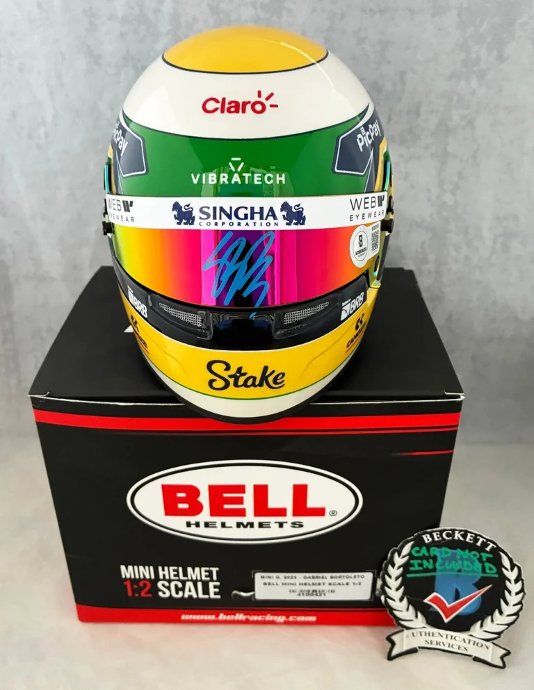 Gabriel Bortoleto Signed Helmet 1:2 2025 Season Stake F1 BAS COA