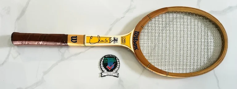 Chris Evert Signed Tennis Racquet Beckett BAS 4 COA
