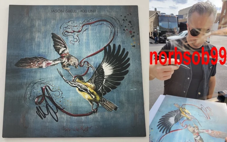 JASON ISBELL SIGNED AUTOGRAPH HERE WE REST VINYL w/EXACT PROOF & BECKETT COA
