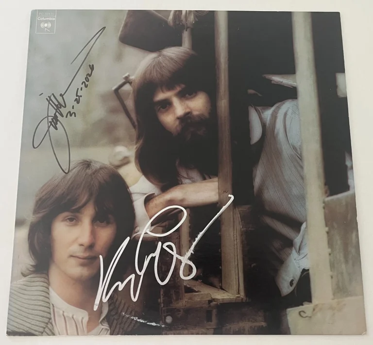 KENNY LOGGINS & JIM MESSINA SIGNED MOTHER LODE VINYL w/EXACT PROOF & BECKETT COA