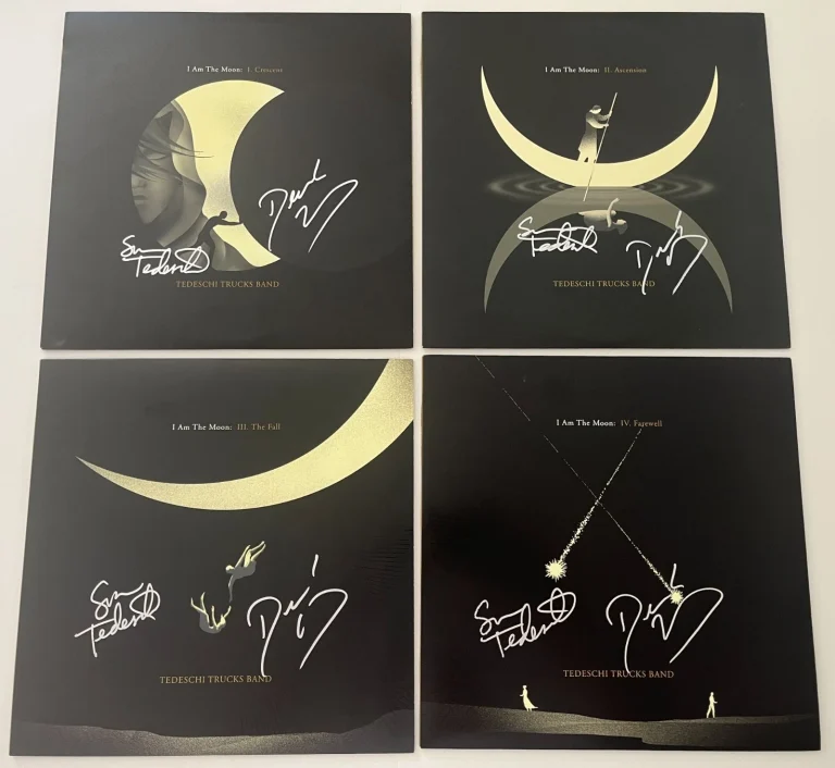 TEDESCHI TRUCKS BAND SIGNED I AM THE MOON VINYL x4 w/VIDEO PROOF & BECKETT COA